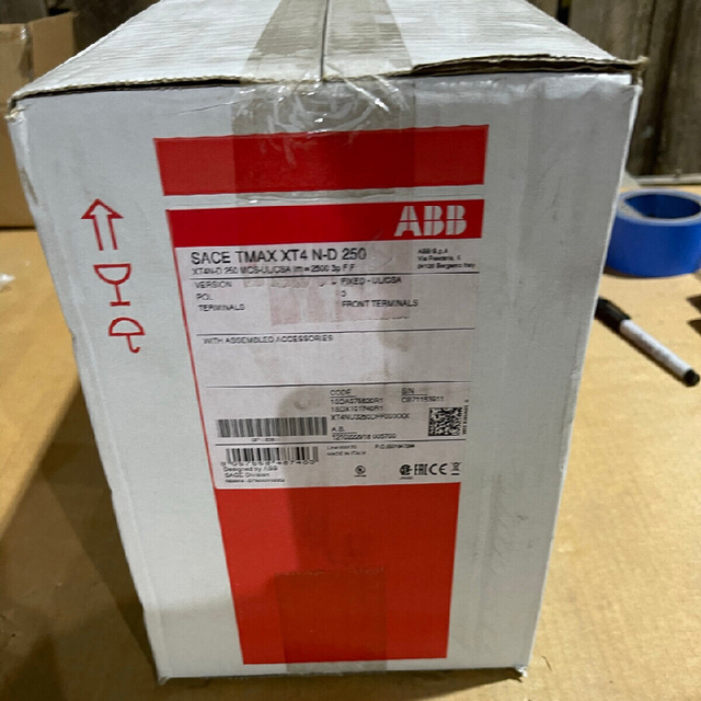 XT4NU3250DFF000XXX TMAX XT4 ND 250 3 P A XT4ND250 Tmax XT Series Circuit Breaker PLC