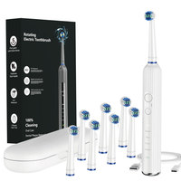 Nuevo Modelo de Cepillo de Dientes Eléctrico Giratorio, Suave, Impermeable, Inalámbrico, Ultrasónico, Personalizado, Venta al por Mayor de Fábrica Oral Ole Ping