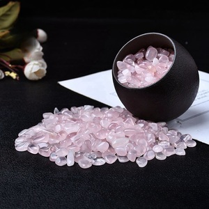 Style attrayant niveau A puces de cristal naturel pierre rose clair en vrac toutes les tailles puces de cristal de Quartz Rose pour accessoires de bijoux - Product Image 4