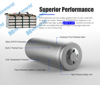 Batterie LiFePO4 200Ah 12V 24V 36V 48V avec BMS Intégré pour Hors-Route, Solaire, Cycle Profond, Camping-Cars, Chariots de Golf et Systèmes d'Énergie Solaire