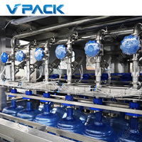 Ligne de remplissage d'eau de 5 gallons, 19 litres, 20 litres, bouteille seau