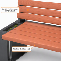 Banc solaire personnalisable directement de l'usine, OEM ODM, faible MOQ, sièges publics