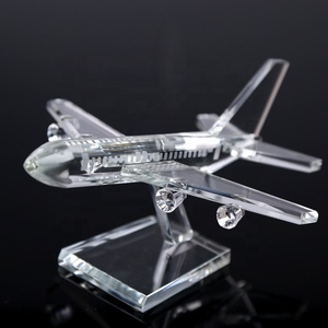 Wholesale <strong>Cheap</strong> Superior Design <strong>Crystal</strong> Airplane <strong>Crystal</strong> Model for House Decoration - Product Image 5