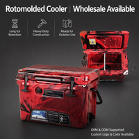 Nouvelle conception chinoise 20QT Glacière rotomoulée moderne de qualité alimentaire, format mini, pour usage extérieur, en LLDPE
