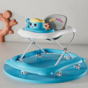 10-18 tháng bé tập đi bằng kim loại ánh sáng mới + nhạc bé học đi xe đồ chơi trơn tru không dễ ngăn chặn - Product Image 2