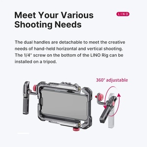 Ulanzi Lino Cage pour Smartphone, Boîtier de Realisation Vidéo Mobile pour <span class=keywords><strong>iPhone</strong></span> 16 15 14 13 <span class=keywords><strong>12</strong></span> Samsung, Poignée de Maintien, Rig Vidéo pour Vlog, <span class=keywords><strong>Stabilisateur</strong></span> - Product Image 5