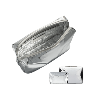 Hiệu suất tùy chỉnh Túi mỹ phẩm lớn biểu tượng tùy chỉnh du lịch không thấm nước Vegan da cách điện Túi trang điểm - Product Image 1