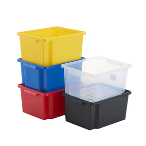 25L Widely Used Excellent Rectangle Used Heavy Duty Plastic Storage Crates Box For Sale