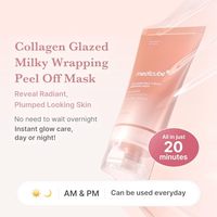 medicube Milky Collagen Double Glow Lock Duo Masque enveloppant laiteux au collagène et sérum booster 130DaCollagen Niacinamide