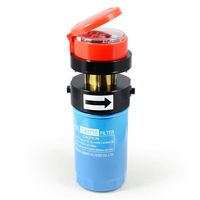 Compteur de débit de carburant à piston rotatif V4B avec filtre intégré et sortie d'impulsions pour le suivi GPS des flottes de véhicules diesel