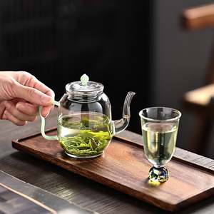 <span class=keywords><strong>Tetera</strong></span> <span class=keywords><strong>de</strong></span> Vidrio Transparente Ecológica <span class=keywords><strong>de</strong></span> 250 ml con Asa <span class=keywords><strong>de</strong></span> Vidrio y Tapa, Pequeña Capacidad, Diseño Moderno y Sencillo, Filtro Infusor <span class=keywords><strong>de</strong></span> Té, Regalo Empresarial - Product Image 2