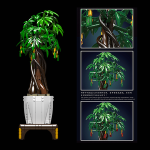 Mould King 10063S 905 Uds flor Serie dinero árbol bonsái ornamento modelo de bloques de construcción juguete educativo técnico regalo de Festival - Product Image 4