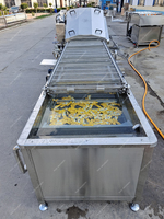 Chaîne de production haute productivité : pasteurisateur à bain-marie, stérilisateur, refroidisseur et sécheuse pour lait, jus, cornichons, sauces, confitures 380V