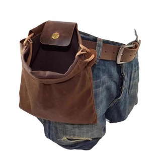 Nueva Bolsa Portátil para Recolectar Frutas al Aire Libre, Bolsa Plegable para Guardar Bayas, Bolsa de Lona de Cuero para Bushcraft y Camping - Product Image 5