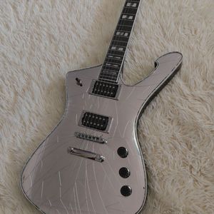 <span class=keywords><strong>Guitarra</strong></span> <span class=keywords><strong>Eléctrica</strong></span> <span class=keywords><strong>IbaneZ</strong></span> de Alta Calidad con Acabado Espejo Ice Crack, Lujosa y de Alta Gama, Ideal para Presentaciones Profesionales - Product Image 6