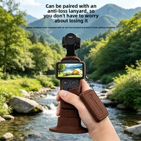 Kompatibel dengan Osmo Pocket 4, Casing Pelindung dengan Pelindung Layar dan Sarung Silikon Anti Jatuh, Buatan China