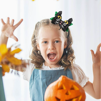 Barrettes à thème Halloween pour filles : Fantômes, chauves-souris, araignées, citrouilles – Accessoires capillaires amusants et effrayants pour enfants, barrettes de boutique