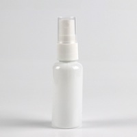 Flacon pulvérisateur vide portable rond en plastique PE blanc pour cosmétiques, atomiseur de brume, 10 ml, 20 ml, 30 ml, 50 ml, 60 ml, 100 ml