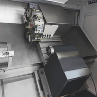 Tour CNC à banc incliné compact certifié CE, facile à utiliser, petite machine CNC pour usage en atelier