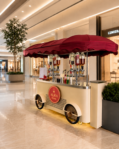 Carrello Mobile Personalizzato per Bevande con Tettoia, Chiosco Commerciale per Succhi e Bevande, per Eventi in Centro Commerciale, Vendita di Bubble Tea e <span class=keywords><strong>Limonata</strong></span> - Product Image 2