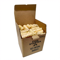 Bâtons de laine de bois écologiques pour feux de camp – Résistants au vent, portables, pour cuisines extérieures, grils, foyers, tailles personnalisables, fumés