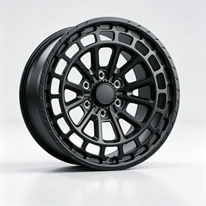Jantes en alliage forgé NEXUS RIM Beadlock pour tout-terrain, finition noire mate, maille, 17, 18, 19, 20 pouces pour <span class=keywords><strong>Ford</strong></span> <span class=keywords><strong>Raptor</strong></span>, Jeep Wrangler, Toyota Tundra - Product Image 1