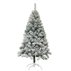 Árbol de Navidad Artificial de PVC Verde con Nieve Artificial, Ecológico y de Alta Calidad, en Oferta - Product Image 4