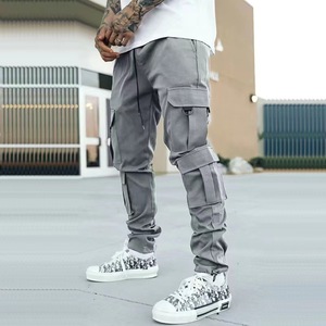 <span class=keywords><strong>Pantalon</strong></span> Cargo <span class=keywords><strong>Homme</strong></span> en Polyester, Meilleures Ventes, Style Sportif, <span class=keywords><strong>Jogging</strong></span>, Mode, Poches, Sweatpants, Logo Personnalisé, Décontracté - Product Image 4