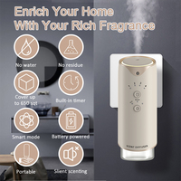 Portable 130ml Smart Aroma Diffuseur Maison Silencieux Sans Eau Huile Essentielle Aromathérapie US Plug Connectivité Mural Électrique