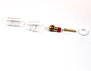 Kit de tasse en verre transparent 53NGL pour torches de la série WP-17/18/26 - Product Image 6