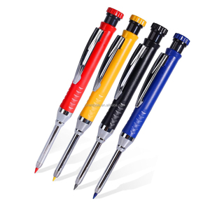 Lápiz <span class=keywords><strong>de</strong></span> <span class=keywords><strong>Carpintero</strong></span> Metálico con Sacapuntas Integrado y Recambios para Orificios Profundos - Product Image 5