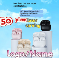 Earbud Nirkabel Berkualitas Tinggi 2025 V5.3, Layar LCD LED Sentuh Pintar, Peredam Kebisingan, Tahan Air IPX4, Codec LHDC