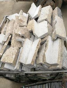 Pierres de quartzite jaune antique de forme irrégulière, en vrac, pour revêtement mural et pavage - Product Image 4