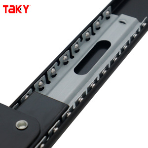 Accessoires de quincaillerie <span class=keywords><strong>pour</strong></span> <span class=keywords><strong>porte</strong></span> <span class=keywords><strong>coulissante</strong></span> à <span class=keywords><strong>rail</strong></span> encastré avec poche dissimulée <span class=keywords><strong>pour</strong></span> armoire - Product Image 3