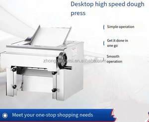 Máquina Eléctrica Comercial para Hacer Pasta y Fideos, Rodillo Amasador de Acero Inoxidable para Sobremesa, para Hacer Dumplings - Product Image 3