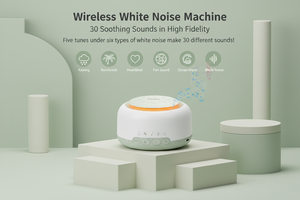 Sonioc 睡眠便携式白噪音睡眠辅助器，带夜灯和音频插孔，塑料材质，阿里巴巴热销产品 - Product Image 2