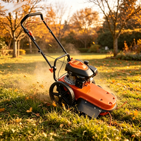 Débroussailleuse autoportée à essence haute puissance, tondeuse à gazon autopropulsée poussée à la main, coupe-herbe