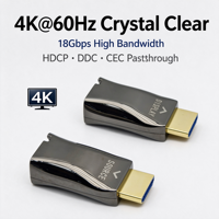 Émetteurs-récepteurs à fibre optique 4K 60Hz 18 Gbit/s 300 m simple LC WDM pour affichage LED et home cinéma