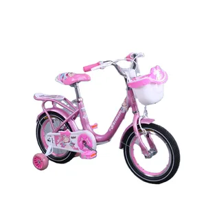 China factory hot selling bicycle children bike cheap mini training wheel style bikes for girls kids lovely sports pink bicycle