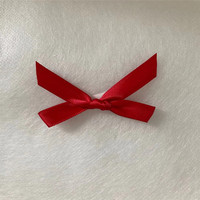 Haute qualité en gros personnalisé pré lié cadeau emballage boîte Ribon Satin arc ruban de soie pour la décoration