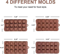 Molde de Silicona Antiadherente de Liberación Rápida para Dulces, Molde Personalizado para Bolas de Chocolate en Forma de Corazón