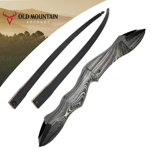 Old Mountain Zebra 64 pollici arco per tiro con l'arco laminato in fibra di vetro in vendita tiro con l'arco arti con arco lungo arco lungo