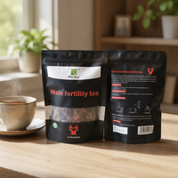 Thé aux herbes de Maca, Jujube et Goji en marque privée OEM, 15g x 10 sachets, sans sucre, sans OGM, complément alimentaire pour hommes adultes