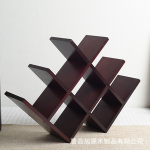 ชั้นวางไวน์ไม้ 8 ขวด แบบเอียง สำหรับงานปาร์ตี้ ดีไซน์หรูหรา - Product Image 3