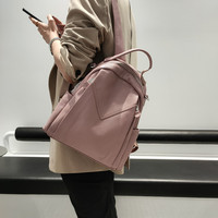 Sac à dos mini personnalisable pour femme, nouvelle mode, petit sac de voyage en cuir texturé losanges et polyester, idéal pour l'école et les activités de plein air - Vente chaude