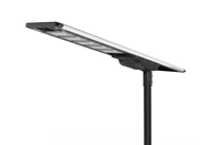 Lampadaire solaire intégré à haut rendement 150W/120W/100W/80W/60W/50W LED en aluminium IP66 pour routes