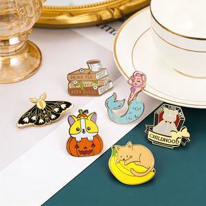 Pins de revers personnalisés en émail dur, badges en alliage de zinc gravés sur mesure pour cadeaux d'affaires, promotion d'entreprise, usine OEM - Product Image 4