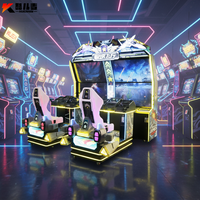 Siège de cockpit de simulation de course Kuermai avec cadre métallique, plateau de jeu inclus, rig de simulation personnalisé pour centres de jeux, garantie 1 an