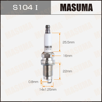 Bougie d'allumage S104I MASUMA pour réparation automobile VOLKSWAGEN POLO 1.6L CLSA MPI 101905601B 101905617 101905617R1
