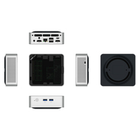 Custom Logo Mini Desktop PC with Intel Tiger Lake Gold 7505U Processo DDR4 Memory Type-C HDMI Windows 11 System Premium Mini PCs